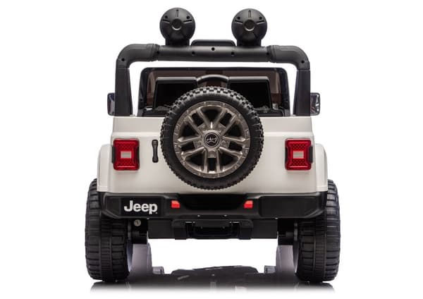 Batteridriven leksaksbil Jeep Rubicon 4x4 24V 4x200W vit