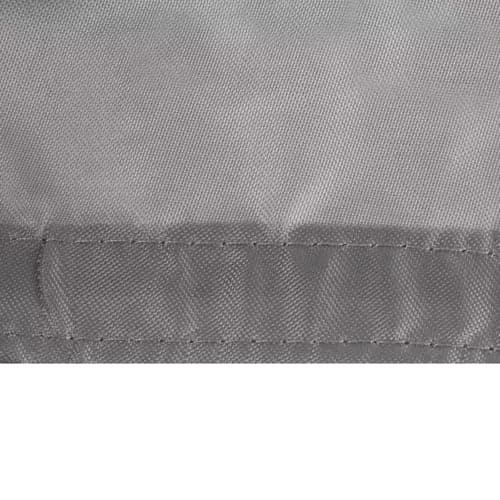 Solsejl trekant 3x3x3 m grå polyester 120 g/m² inkl 4 snore