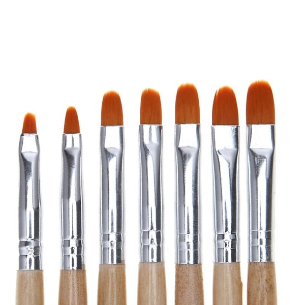 Nagelverktyg - 7 Penslar & 5 Dotting Tools för Perfekt