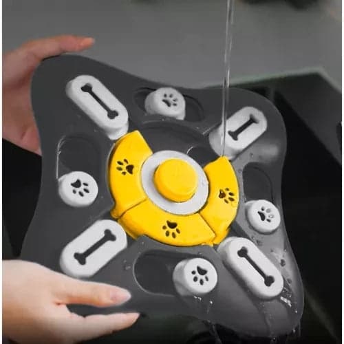 Interaktiv pusselleksak för hund, slow feeder 25,5 cm, diskmaskinssäker