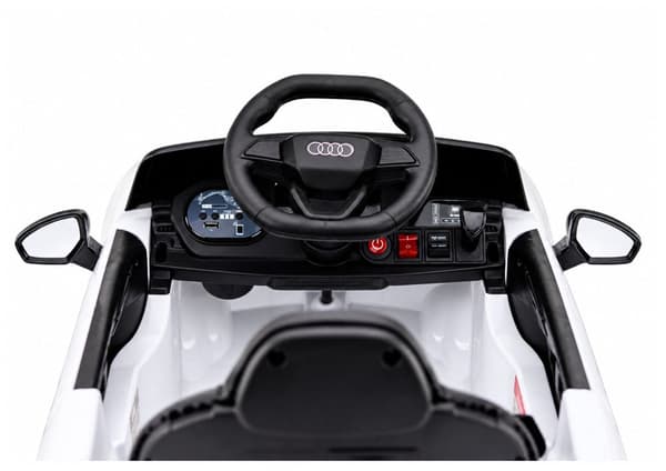 Batteridriven åkbil Audi A5L HL788 för barn vit