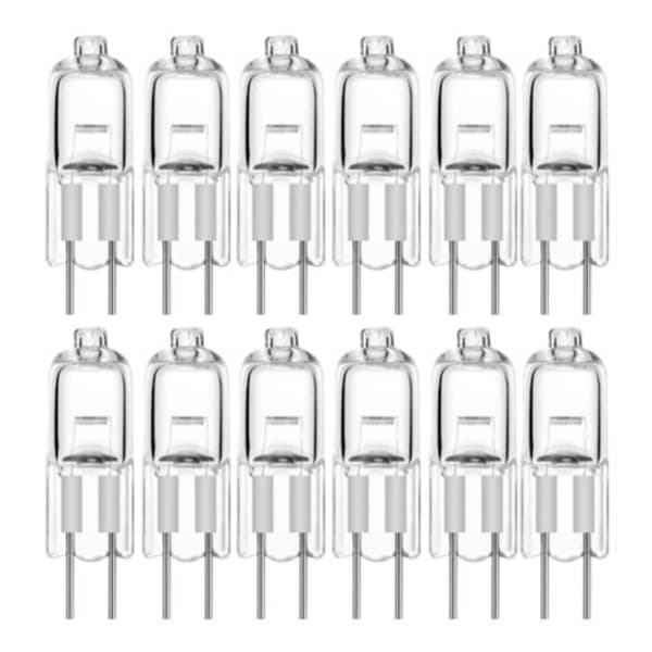 G4 halogenlampor 10W - 20W 12V - Varmvita 20st 10W