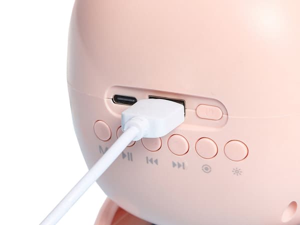 Bluetooth-karaokakaiutin mikrofonilla LED, USB, akku, sekoitetut värit