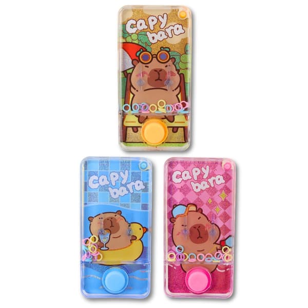 Vattenlek ringkastning capybara 24-pack, färg slumpmässig