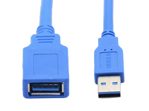 USB 3.0 förlängningskabel USB-A hane till hona 1,5 m