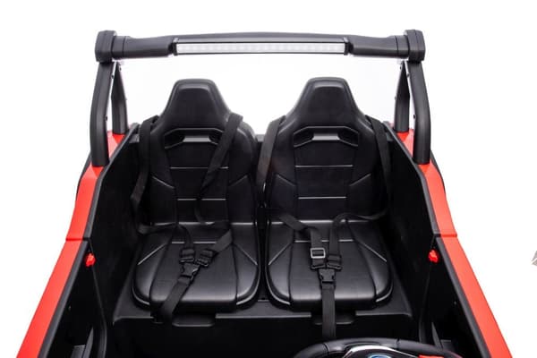 Batteribil 4x4 för barn röd 38 kg