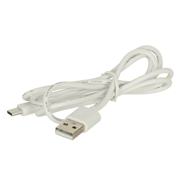 Mini bordventilator med klemme USB genopladelig trådløs hvid