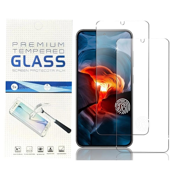 Samsung Härdat Glas Skärmskydd för Galaxy A14 - 2 Pack