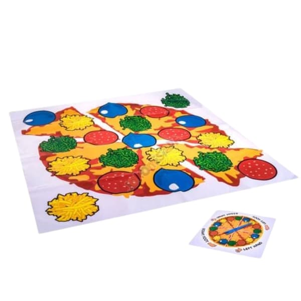 Pizzapeli tasapainopeli pelimatolla 93x93 cm, 2+ pelaajaa