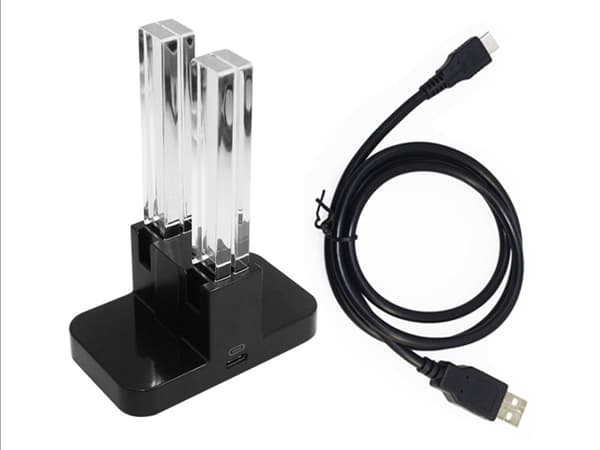 Latausasema Nintendo Switch Joy-Conille, lataa 4 ohjainta samanaikaisesti, USB-C