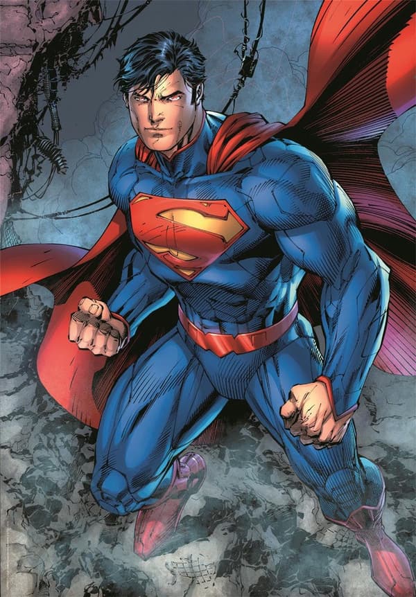 Puslespil 300 brikker Superman DC Comics officiel licens 9+