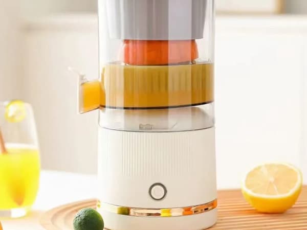 Sladdlös citruspress 500 ml 45 W USB-C vit plast