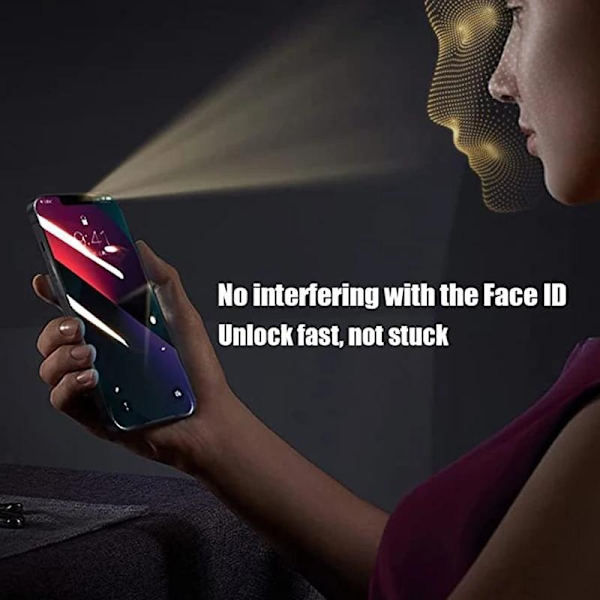 2-pack iPhone 12 Privacy Screen Protector - Privacy and