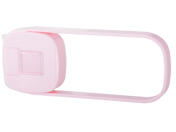Väggmonterad galghållare vikbar självhäftande 7x15,5 cm rosa