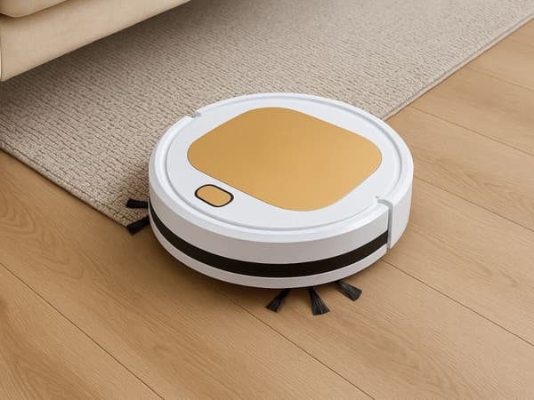 Robotdammsugare med moppfunktion 28 cm USB-laddning 90 min drift