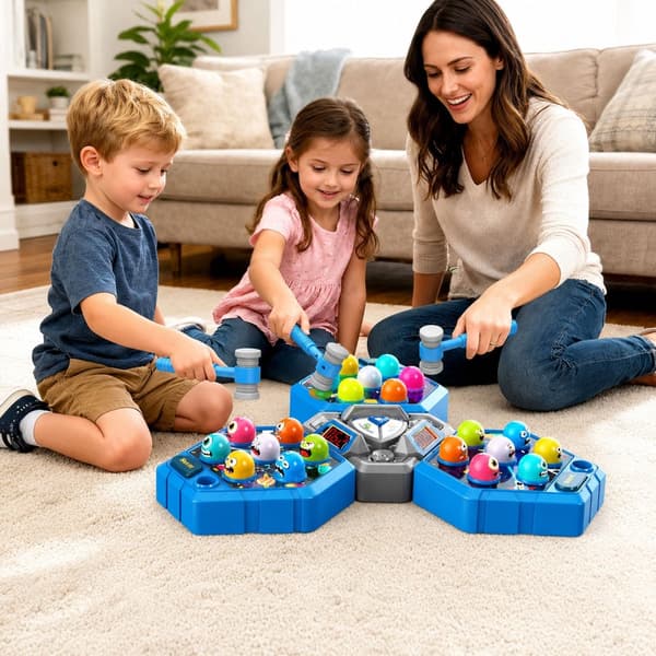 Whack-A-Mole elektronisk arkadespil 1-3 spillere med 3 hamre