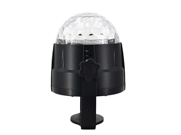Discoprojektor RGB LED 3x1 W med fjärrkontroll 7 program