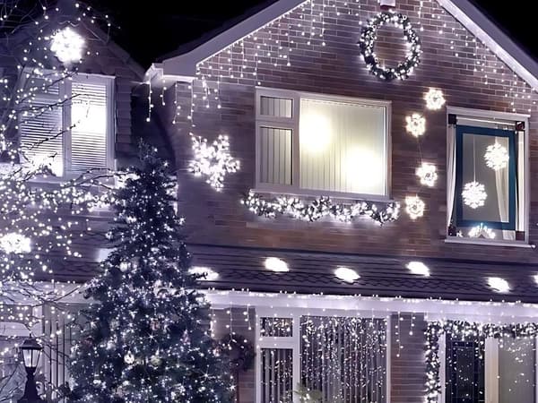 Lysgardin 500 LED koldhvid IP44 til indendørs/udendørs