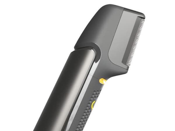 Hius- ja partatrimmeri USB-ladattava, LEDillä + 4 kampaa, harmaa