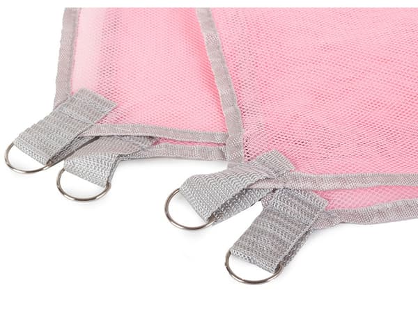 Picnic-tæppe sandafvisende mesh 200x150 cm rosa