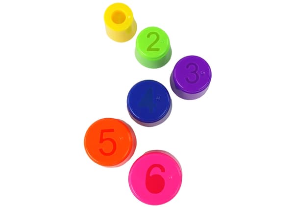 Ringkastspel Toss to the Target set med 6 koppar och 4 ringar