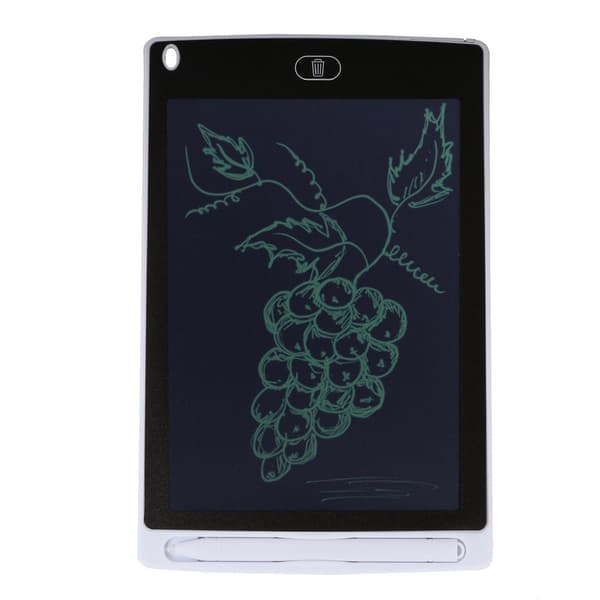 LCD ritplatta 8,5 tum med stylus och batteri vit ABS
