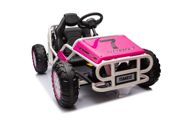 Elbil til børn, buggy, 24V, rosa, Battery Car Buggy A8812
