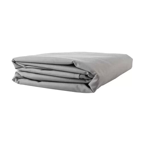 Solsegel trekant 3x3x3 m grå polyester 120 g/m² inkl 4 snören