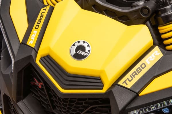 Batteridriven elbuggy för barn Can-Am DK-CA003 gul 118 cm