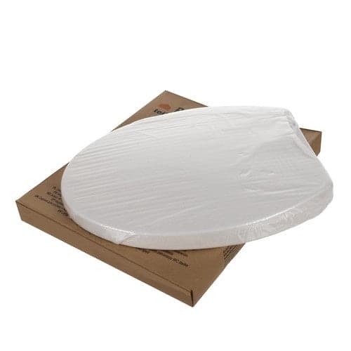 Toalettlock mjukstängande universell vit PP 44x37 cm 6-23 cm hålavstånd