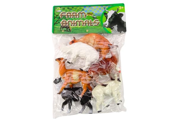 Alpaka- og lamafigurer 6-pack ca. 12 cm legetøjsdyr 3+ år