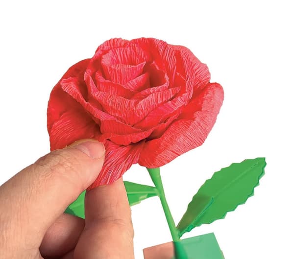 Pysselset pappersrosor 2-pack Mini Flower Factory Rose