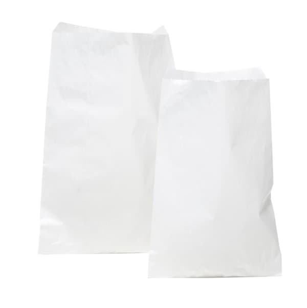 Godispåsar kraftpapper vit 21x14 cm 100-pack livsmedelsgodkända White 100-pack