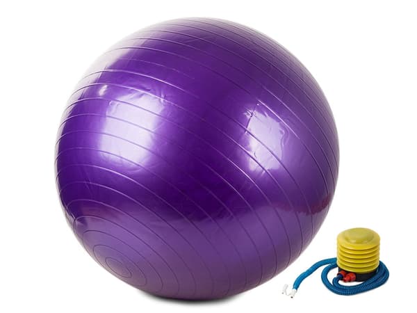 Jumppapallo 65 cm PVC violetti pumppulla