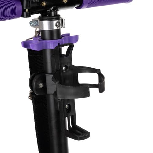 Fällbar barnsparkcykel 200 mm hjul justerbart styre 87–98 cm lila