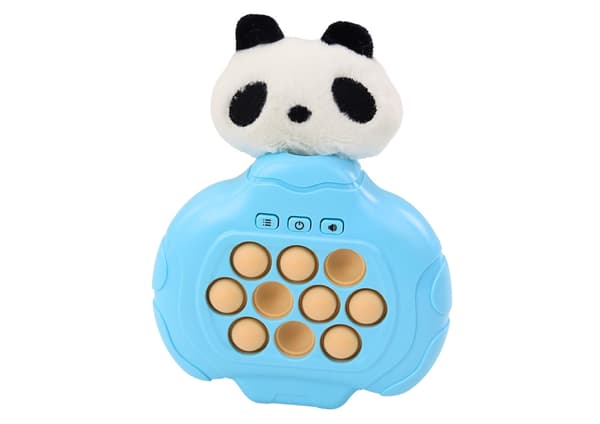 Pop-it spil panda blå med lyd/vibration, 5 spiltilstande, 3+ år