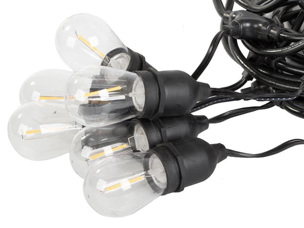 Ulkovalosarja 20 m 20 LED E27 lämminvalkoinen IP44