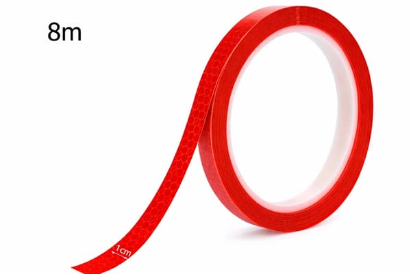 Itsekiinnittyvä heijastusteippi 1 cm x 8 m säänkestävä