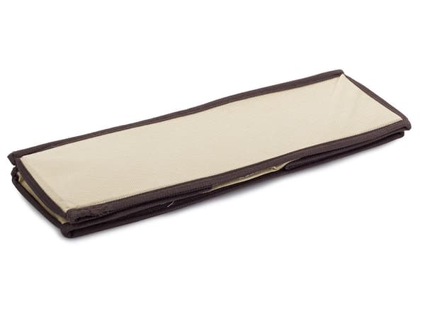Opbevaringsboks til undertøj/strømper 12 rum beige 30 x 25 x 10 cm