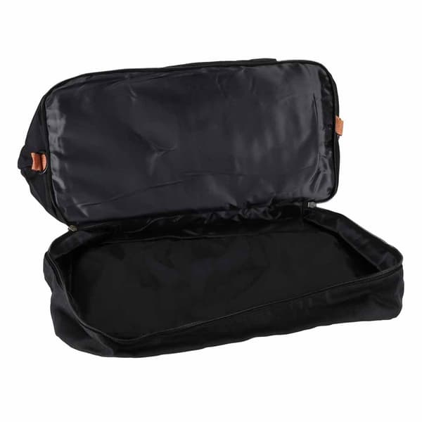 Reseväska/duffelväska 58x34 cm svart polyester med bottenfack