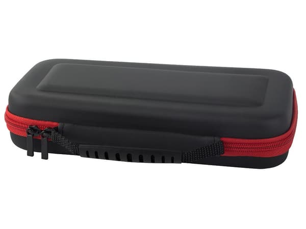 Nintendo Switch/OLED -kotelо kova kuori musta, tilaa 10 pelikasetille