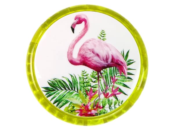 Jojo-lelu flamingokuvioinnilla
