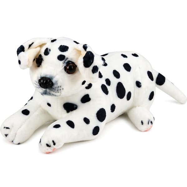 Pehmolelu dalmatiankoira 25 cm, realistinen