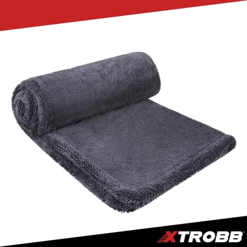Biltorkduk mikrofiber 90x60 cm 1300 GSM dubbelsidig spiraltvinnad