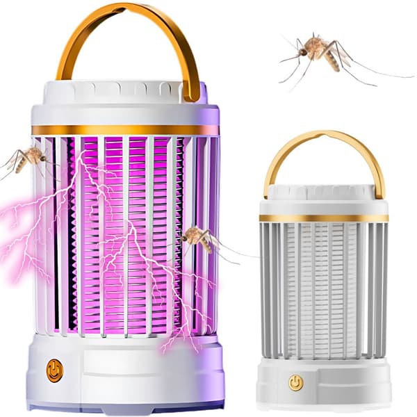 Genopladelig insektlampe UV 5 W med LED-lys, USB-opladning