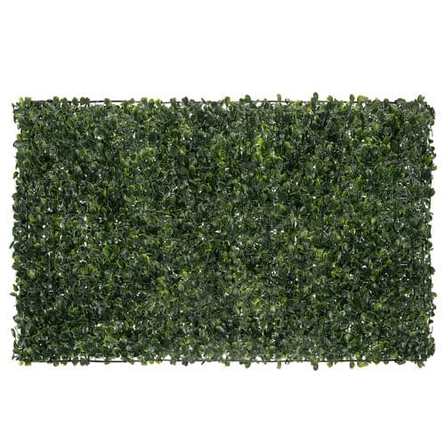 Konstgjord boxwood-häckpanel 60x40 cm 3 cm tjock grön PP 1-pack