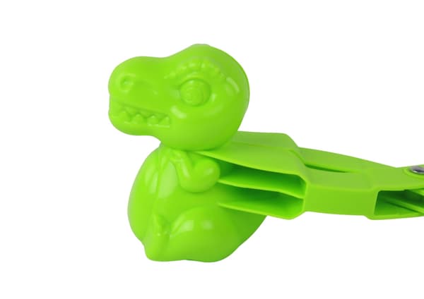Snöbollsmaskin dinosaurie grön 35 cm för barn 3+ CE EN71
