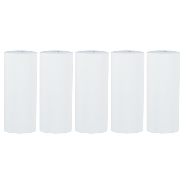 Termiske papirruller 5,7 cm x 4,5 m 5-pak til mini-printer White