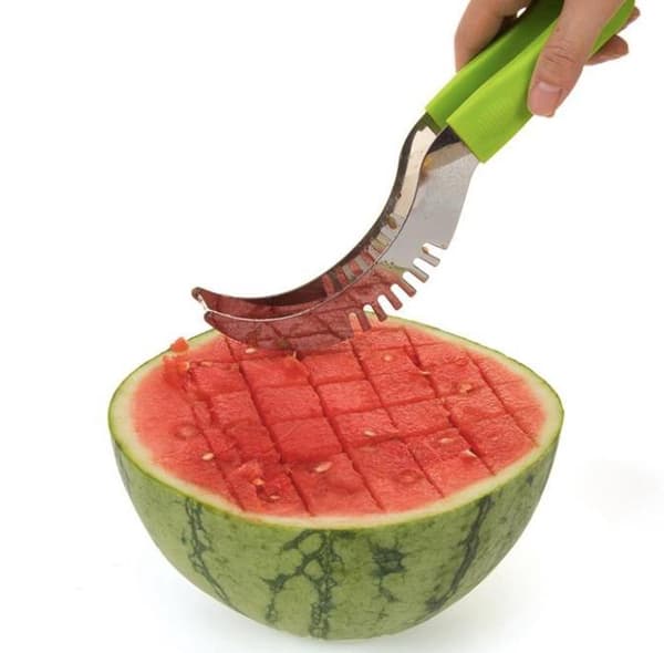 Melonskärare i rostfritt stål 25 cm, diskmaskinssäker, för alla meloner