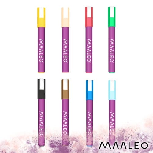 Akrylmarkörer 8-pack 8 ml vattenfasta 4 mm för glas/keramik/trä